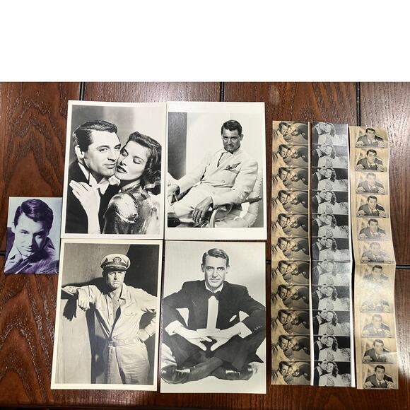 4 Cary Grant Vintage Black & White Postcards, 1 Magnet & 3 Bookmarks! - Picture 11 of 16